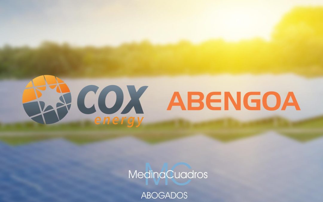 Medina Cuadros Abogados asesora a Cox Energy en la adjudicación de Abengoa