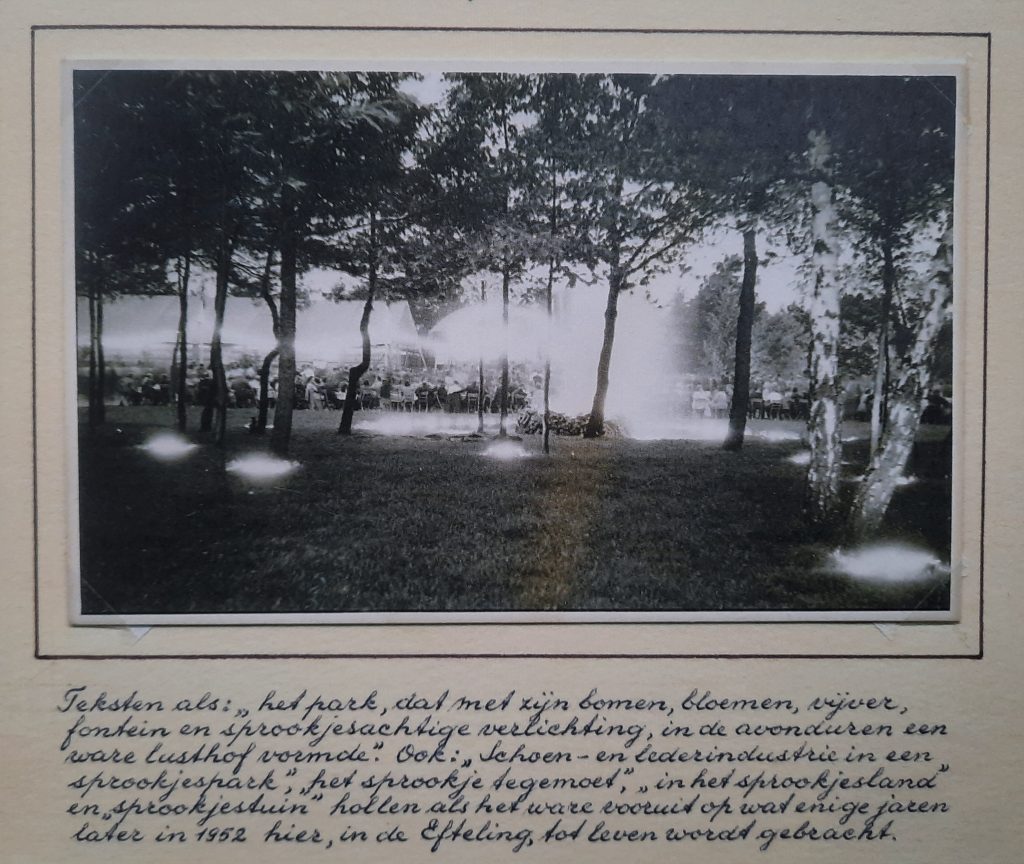 Kaatsheuvel, van Sport en Wandelpark, via de Schoen 49 tot Natuurpark Efteling - De Schoen sprookjes - Steenbergen Eduard, Kaatsheuvel 1890-1950 - Gianotten Printed Media - Tilburg - Pag. 317 Onder