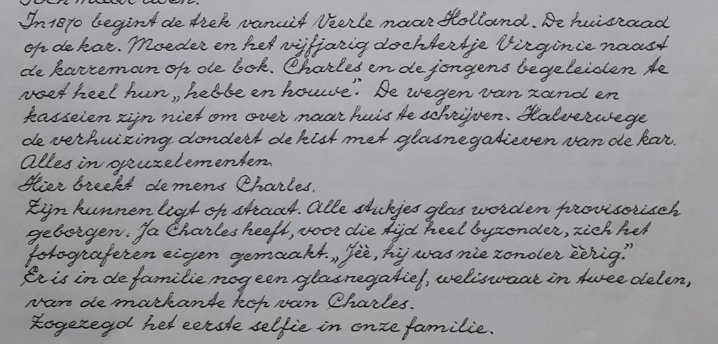 Eduard Steenbergen Eduard, Handgeschreven document over het verhaal van zijn familie en zijn leven, ongedateerd - Pag. 2 - De verhuizing