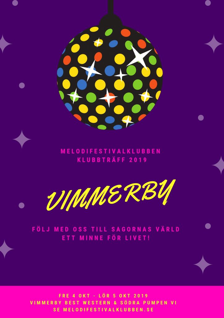 Klubbträff 2019 Vimmerby poster