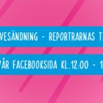 Reportrarnas tips: Live på Facebook!