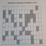 Melodikryss med Eurovision- och Mellotema