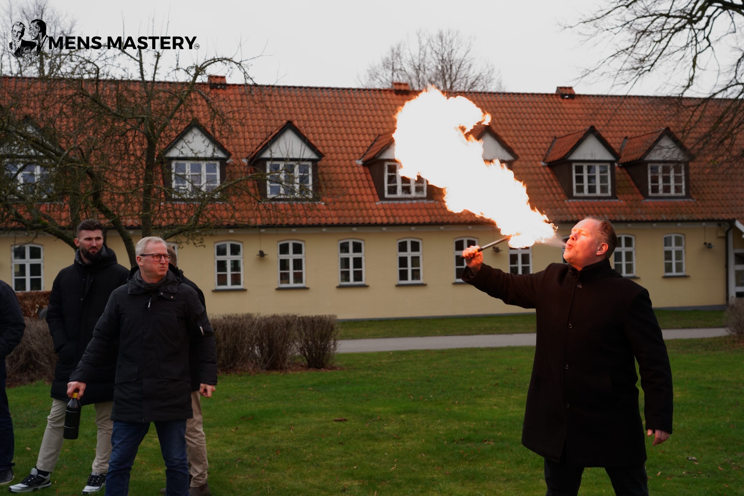Mænd på Men's Mastery bootcamp