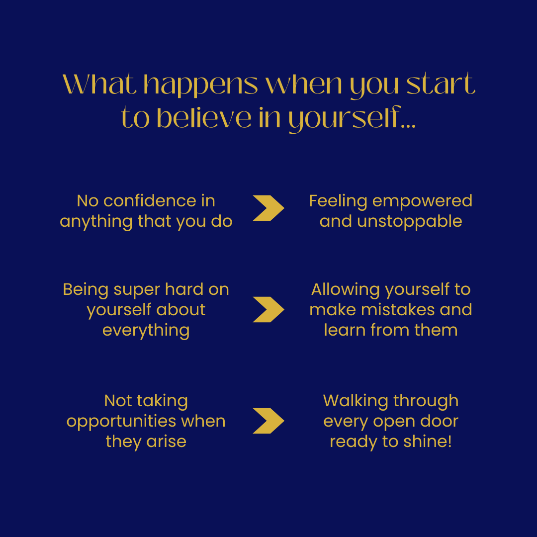 What Happens When You Start to Believe in Yourself