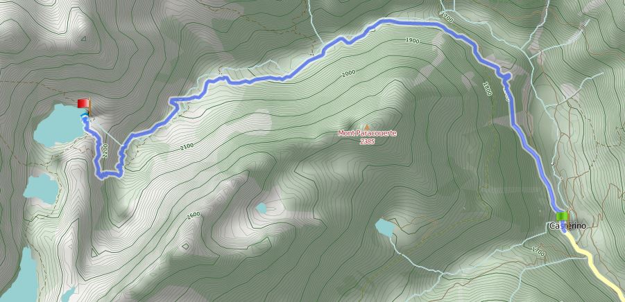 Route Casterino - Refuge de Valmasque