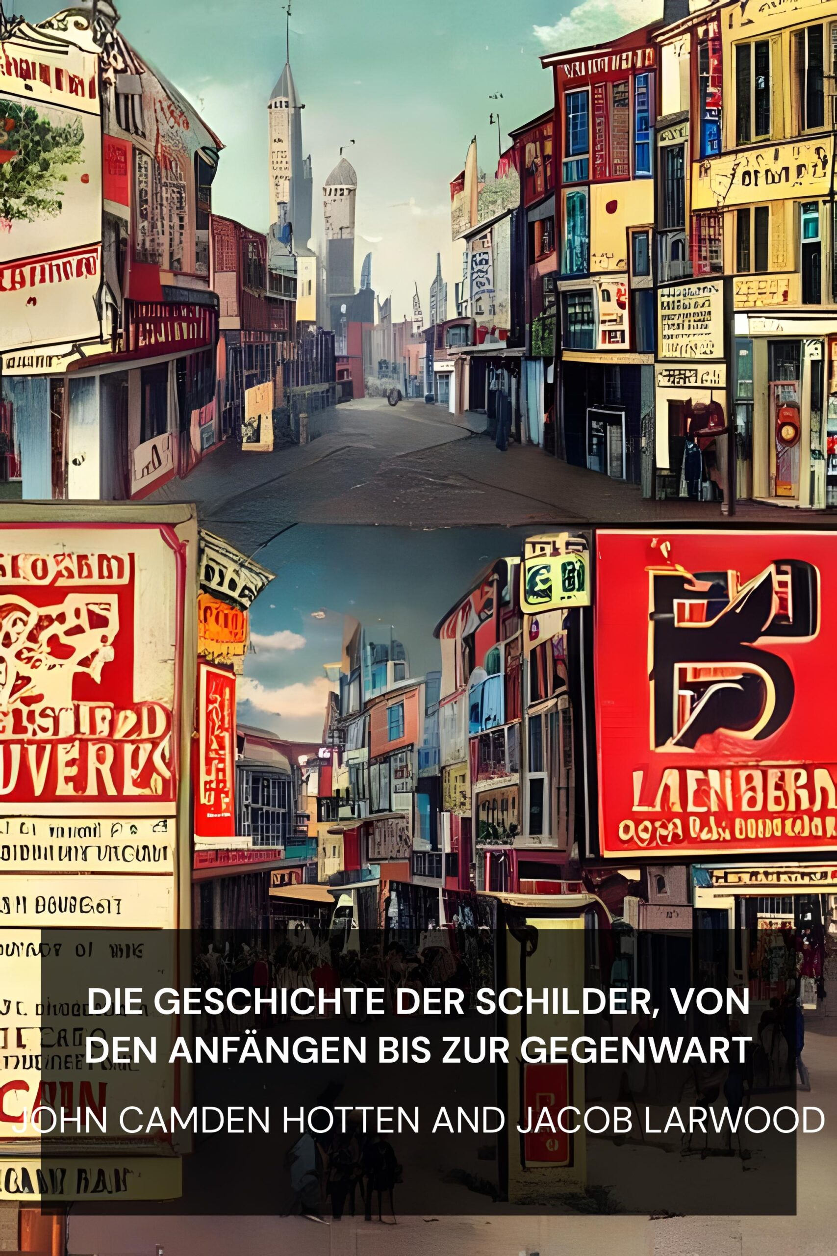 Die Geschichte der Schilder, von den Anfängen bis zur Gegenwart - John Camden Hotten and Jacob Larwood (The History of Signboards, from the Earliest times to the Present Day - Deutsch)