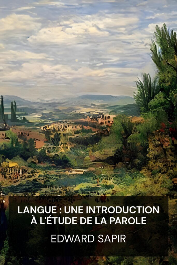 Langue : une introduction à l’étude de la parole ebook cover