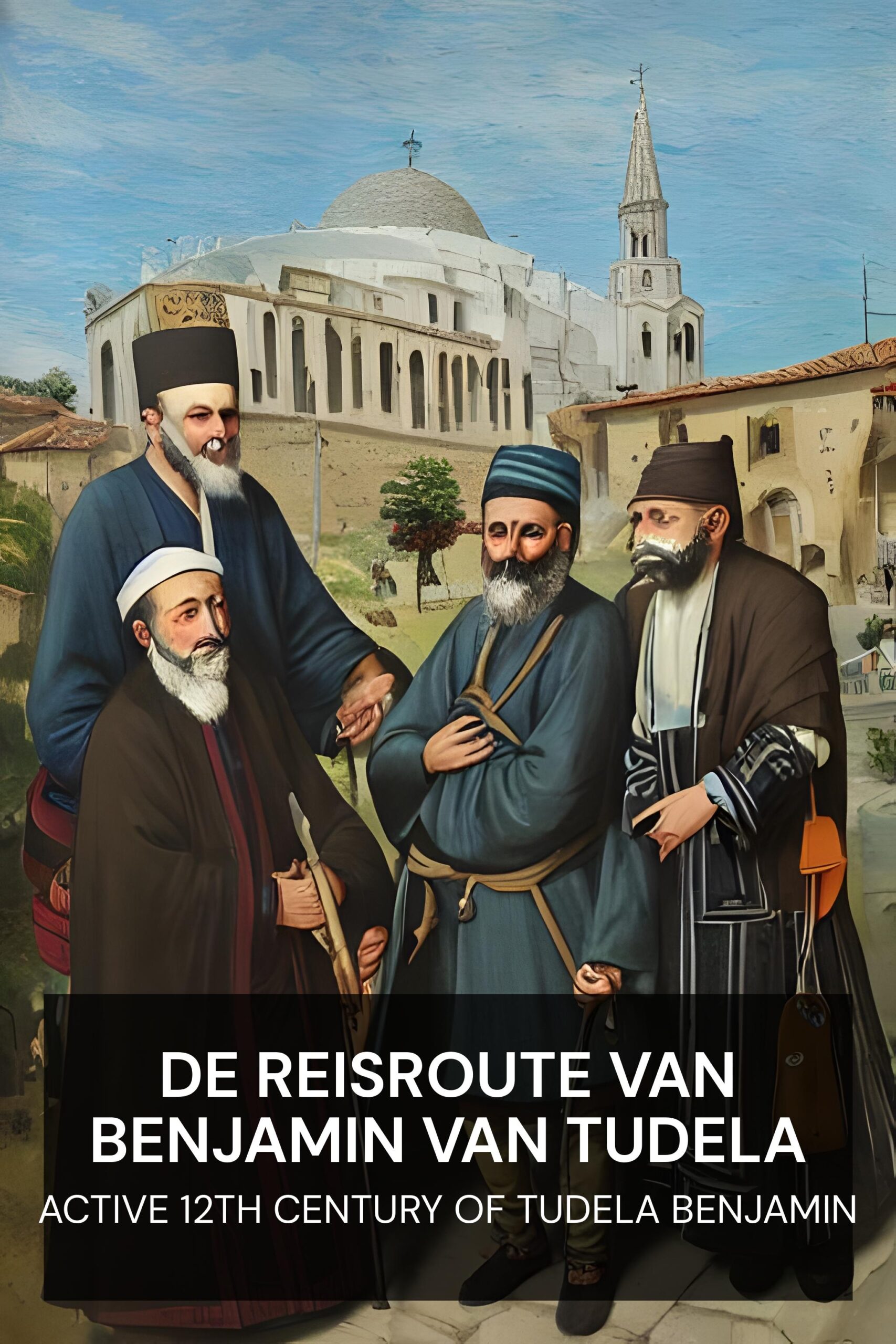 De reisroute van Benjamin van Tudela - active 12th century of Tudela Benjamin (The Itinerary of Benjamin of Tudela - Nederlands)