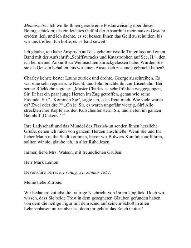 Die Briefe von Charles Dickens. Band 1, 1833-1856 - Charles Dickens (The Letters of Charles Dickens. Vol. 1, 1833-1856 - Deutsch) - Image 2