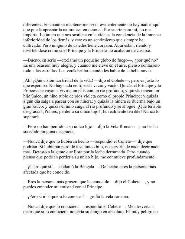 El príncipe feliz y otros cuentos - Oscar Wilde (The Happy Prince, and Other Tales - Espanol) - Image 2