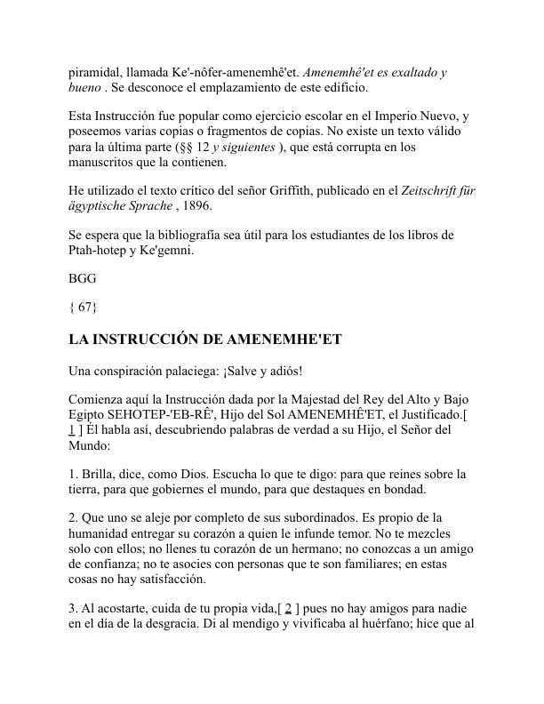 La instrucción de Ptah-Hotep y la instrucción de Ke'Gemni - Ptahhotep and Kagemna (The Instruction of Ptah-Hotep and the Instruction of Ke'Gemni - Espanol) - Image 2