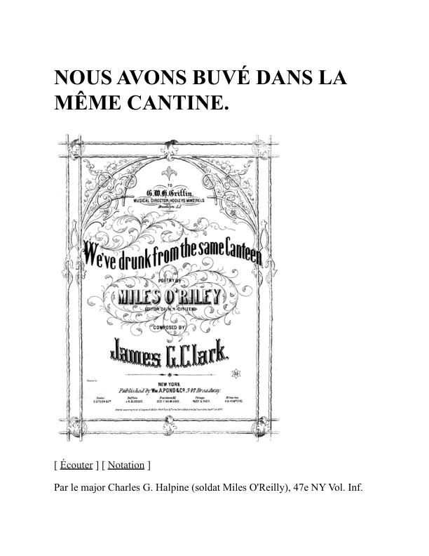 Les bonnes vieilles chansons que nous chantions, de 1961 à 1965 - Osborn H. Oldroyd (The Good Old Songs We Used to Sing, '61 to '65 - Francais) - Image 2