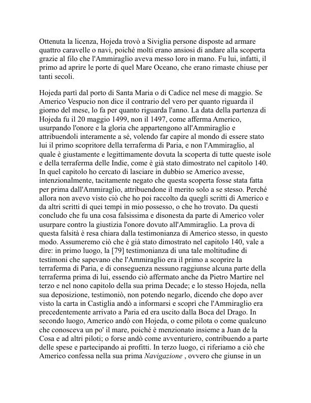 Le lettere di Amerigo Vespucci e altri documenti illustrativi della sua carriera - Christopher Columbus, Bartolomé de las Casas, and Amerigo Vespucci (The Letters of Amerigo Vespucci, and Other Documents Illustrative of His Career - Italiano) - Image 2