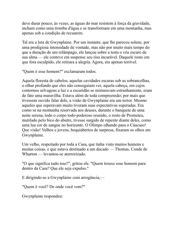 Homem Que Ri: Um Romance de História Inglesa - Victor Hugo (The Man Who Laughs: A Romance of English History - Portugues) - Image 2