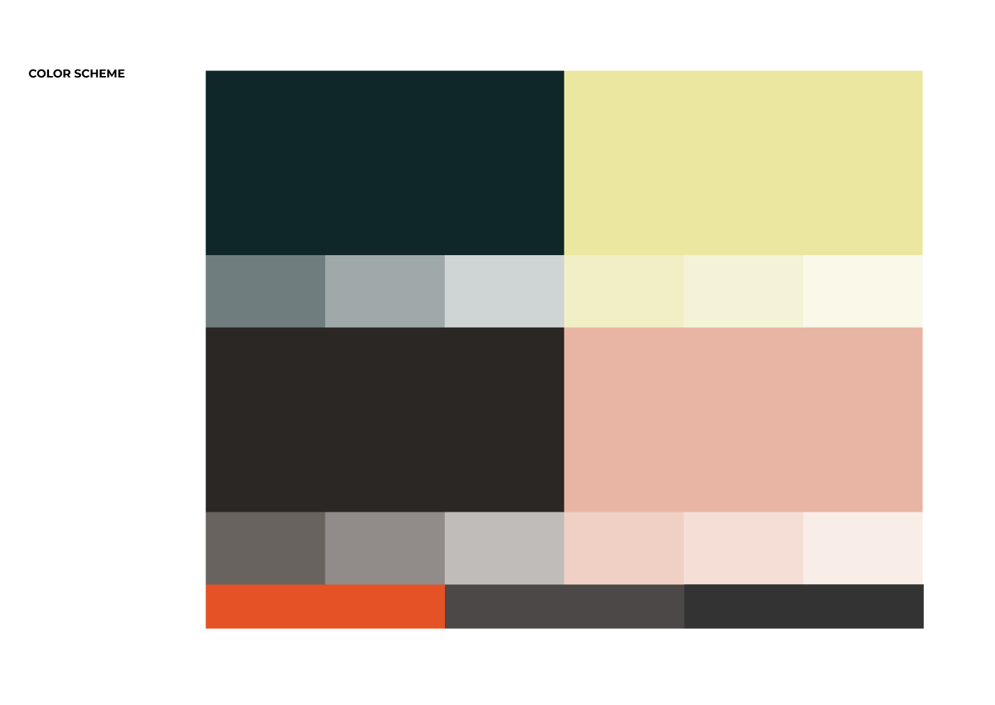 Rekkje Color scheme Rekkje Color scheme