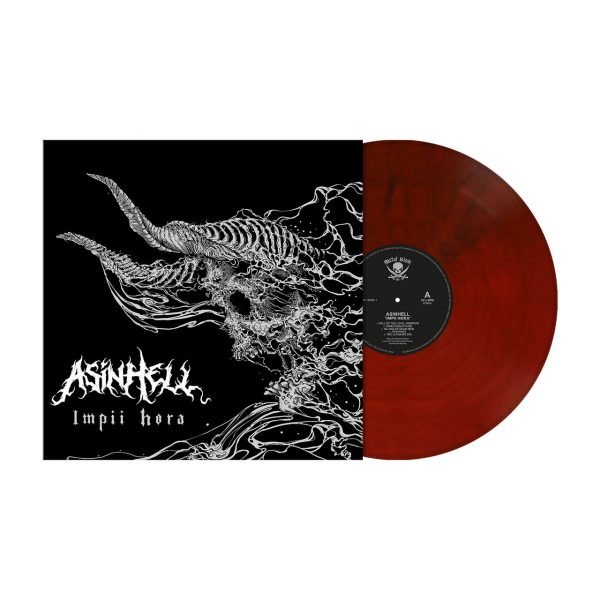 Asinhell - Impii Hora, red marbled vinyl
