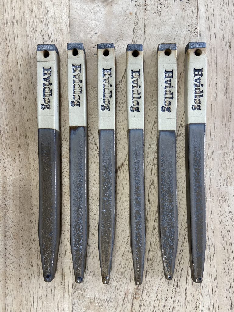 Hvidløg keramik skilt