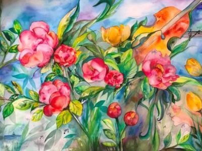 blomster-billede-akvarel-kunst-online-galleri