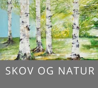 Malerier med birketræer online gallery