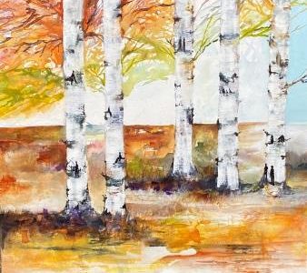 landskabsmalerier-efterårsmotiv-birketræer