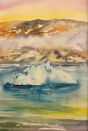 akvarel maleri-isbjerge-akvarelkurser