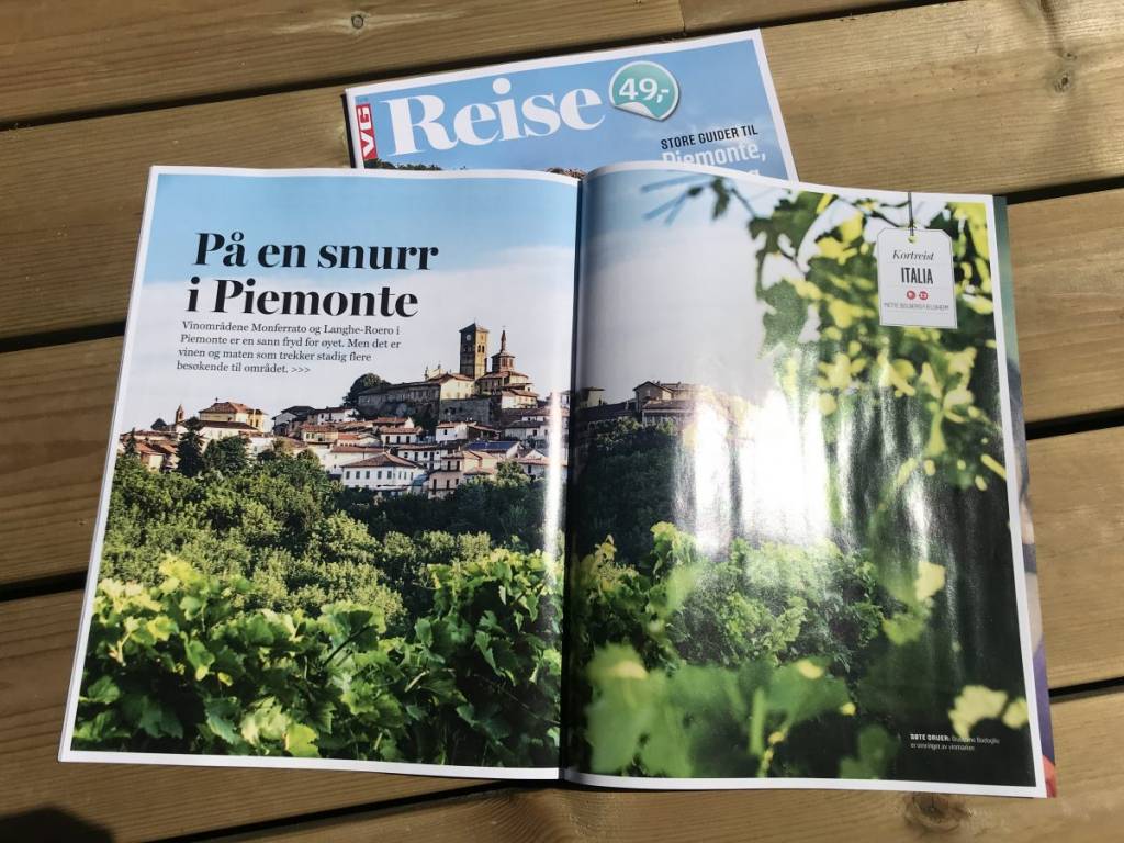 Piemonte (5 sider) i VG Reise. Tekst og foto: Mette Solberg Fjeldheim