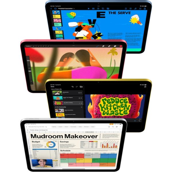 Apple iPad 10.9" 64GB 2022 (10th Generation) - gul - Bild 4