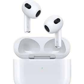 Apple AirPods (3rd Generation) Wireless In-ear med MagSafe trådlöst laddningsetui – 2021 (Returvara utan orginal förpackning)
