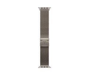 Apple 49mm Natural Titanium Milanese Loop Medium