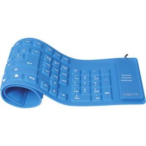 LogiLink Hopfällbart Tangentbord QWERTZ