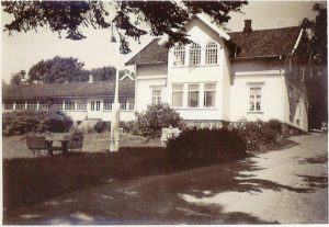 Ormelet Pensjonat 1960. Tilbygget kom ca