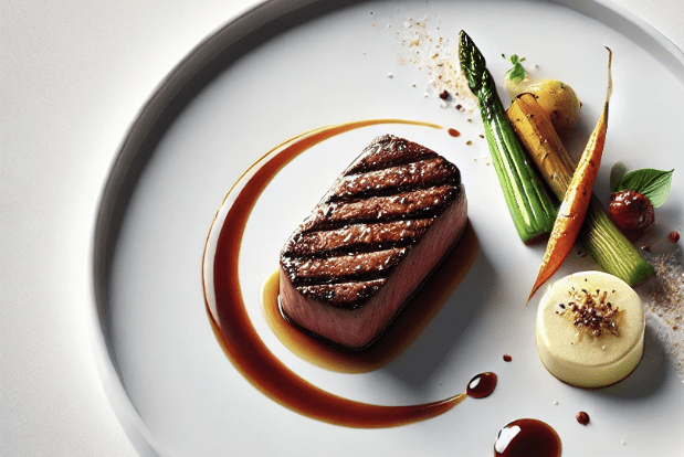 piatto gourmet e corso cucina in Micro Onda Group