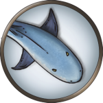 Token-round-Giant-shark-round