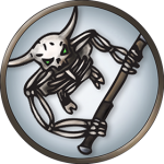 Token-round-minotaur-skeleton