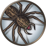 Token-round-Giant-wolf-spider-round