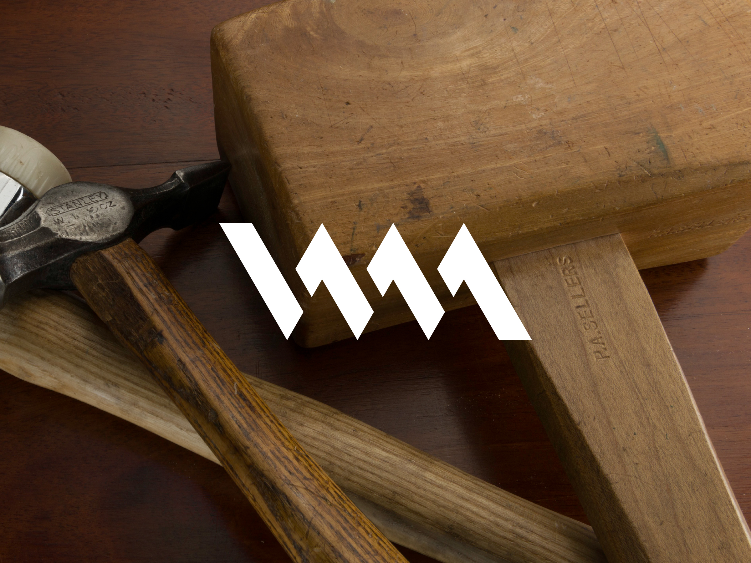 The Woodworking Masterclasses logo laid on top of an image