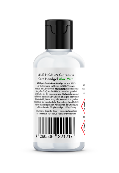 MILE HIGH 69® Disinfection Hand Gel Gintensive Care
