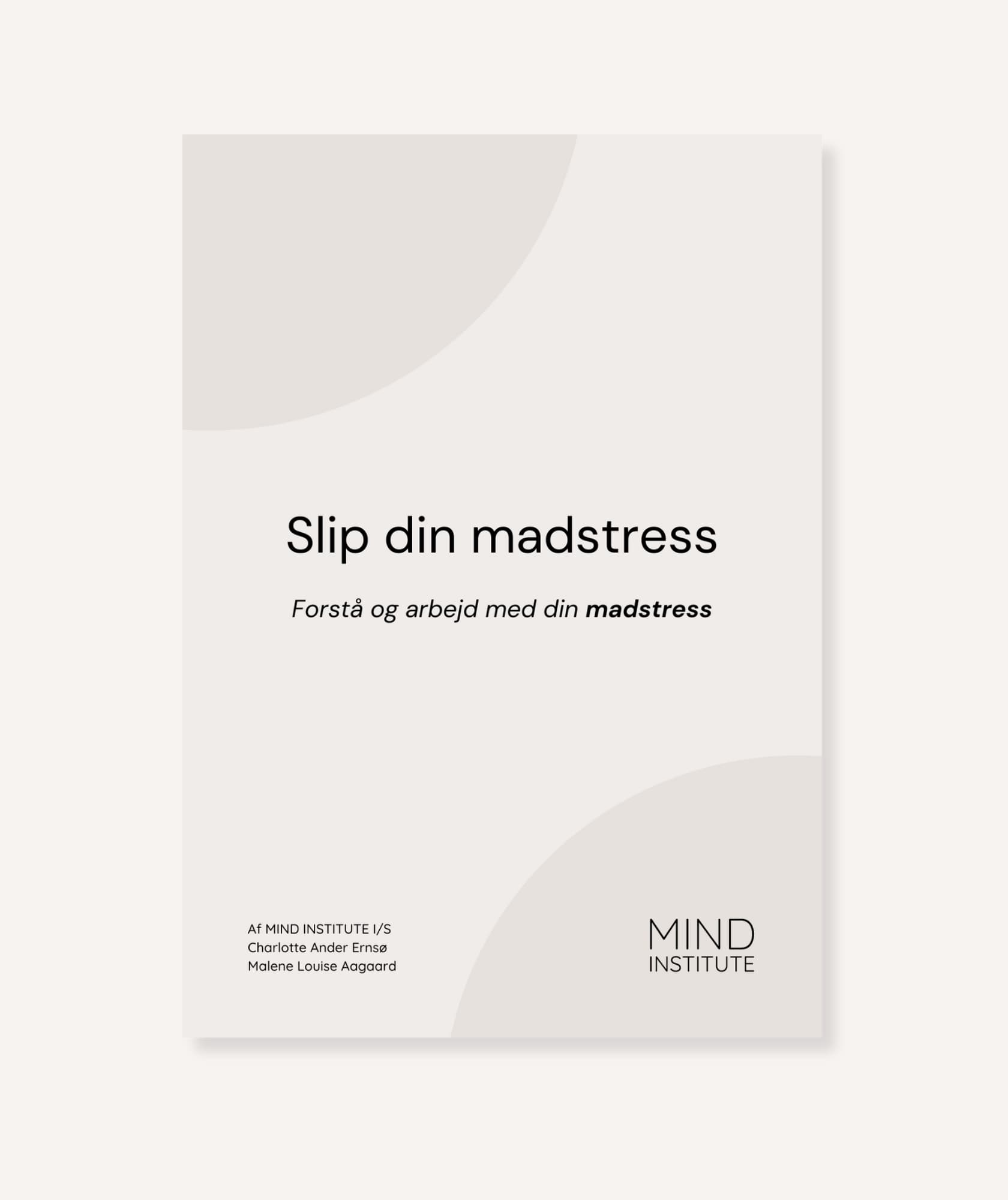 Plakat med teksten "Slip din madstress"