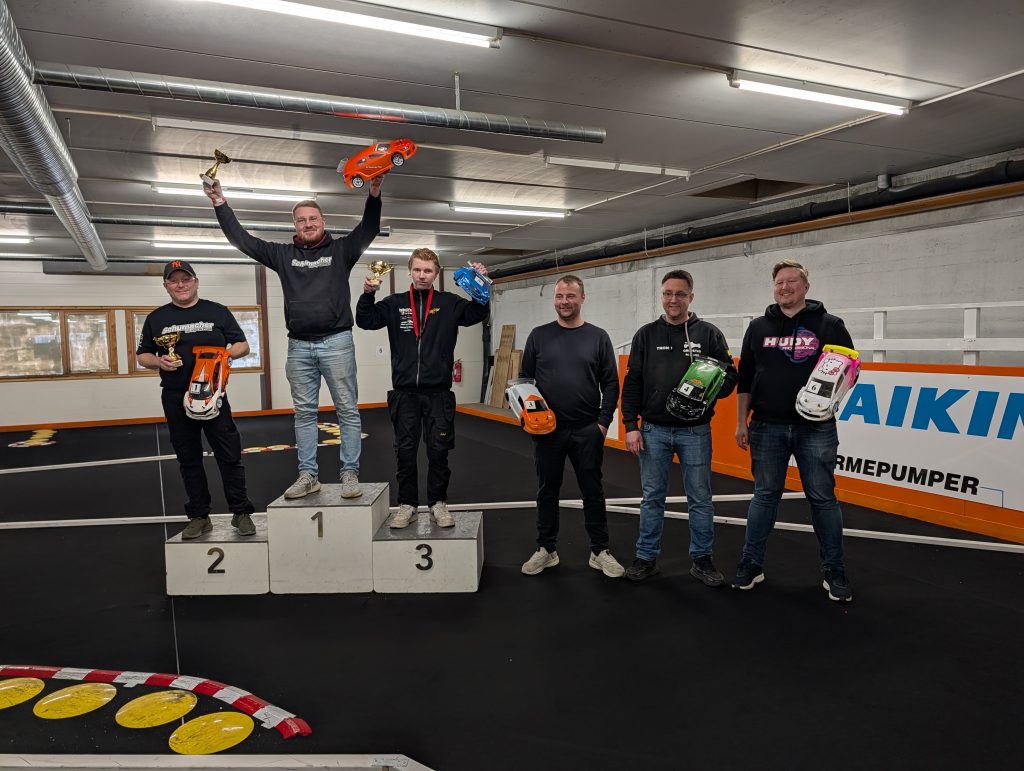 A-finale touring FWD
1. Mats Isaksen, Grimstad MBK
2. Ronny Myhre, Grenland MBK
3. Elias Braathen, Moss RCBK