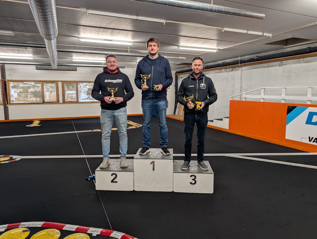 Pallen Microbuggy
1. Jonas B. Ramsrud, Hønefoss RCK
2. Mats Isaken, Grimstad MBK
3. Terje Dale, Grimstad MBK