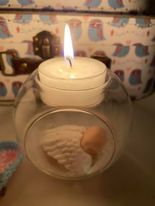 Candle lit for Baby Loss Awareness