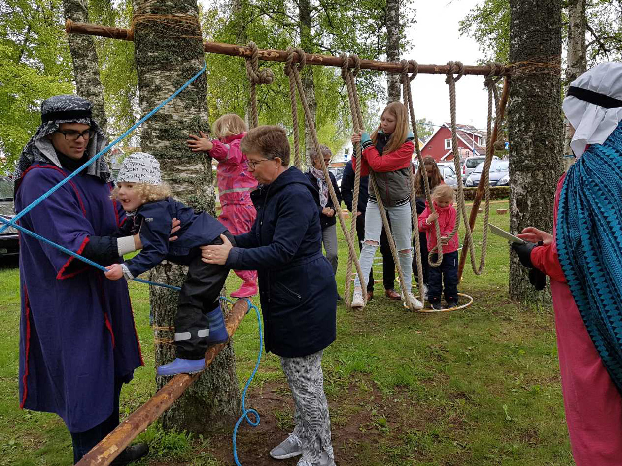 Söndagsskolans avslutning på Truvegården