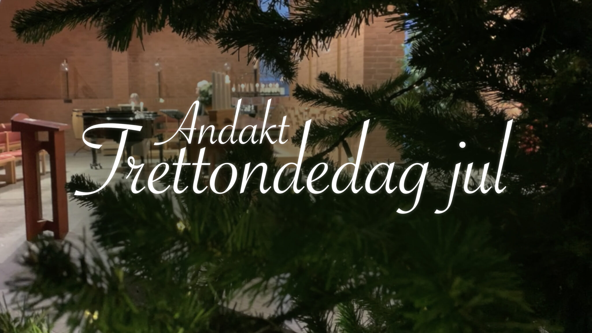 Andakt trettondedag jul