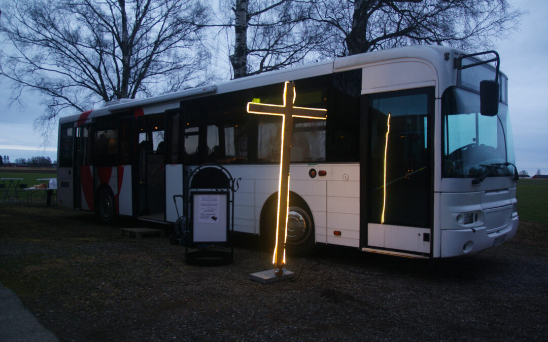 Bussbesök på scout