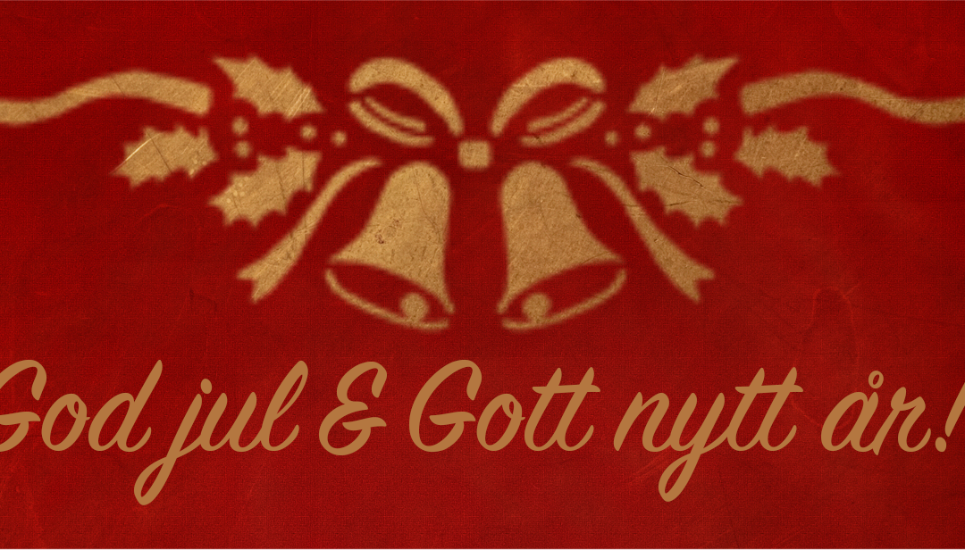 God jul & Gott nytt år!