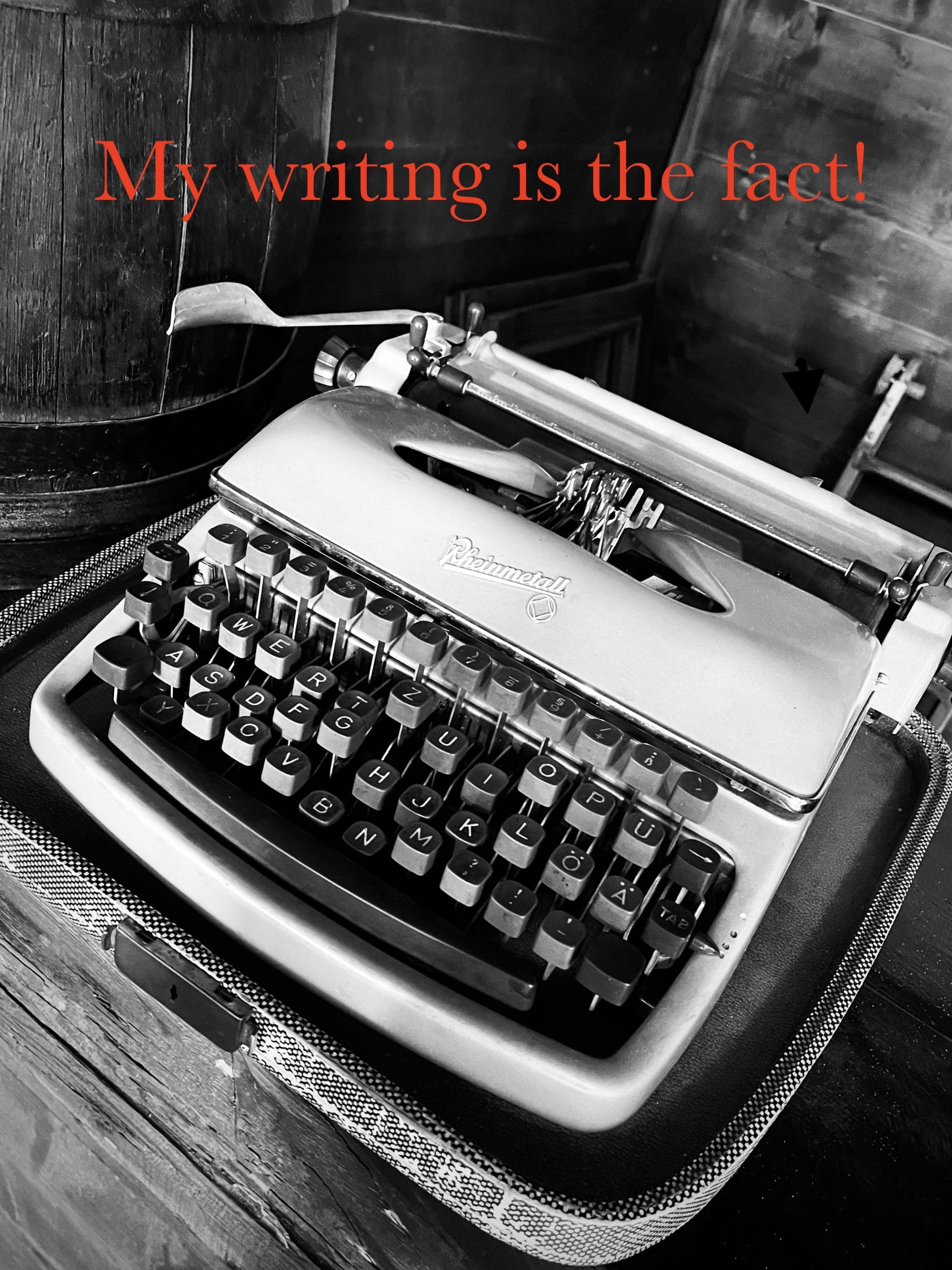 My typewriter is a narcissist trustworthy?