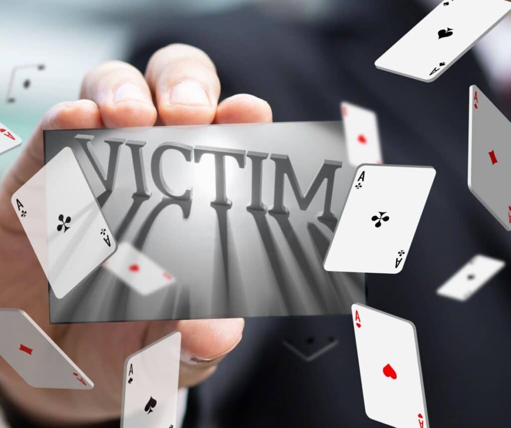 It Is All Because Of You! Playing the victim card.