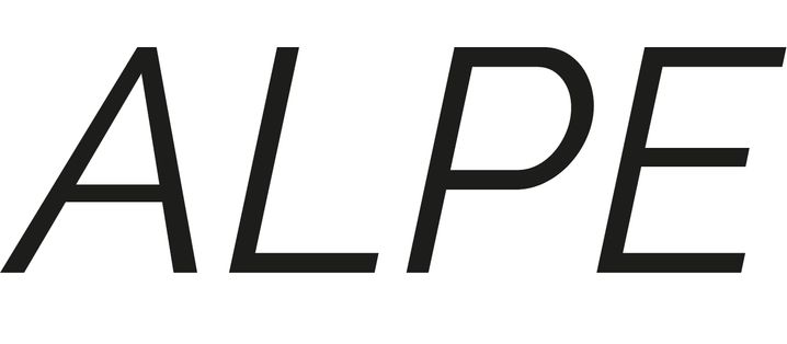 Alpe logga svart