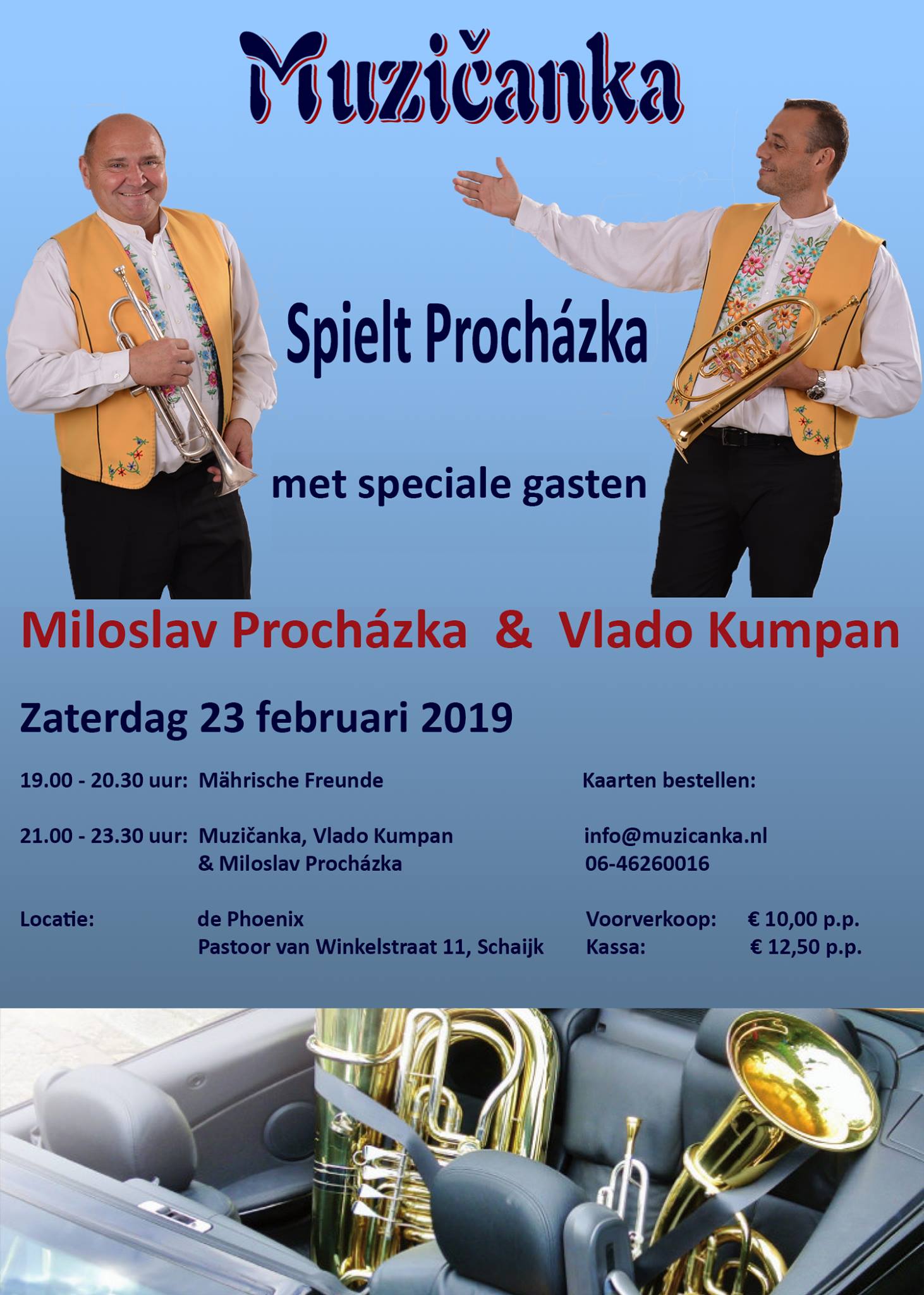 Muzičanka und Vlado Kumpan spielen Procházka