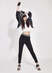 Raiders Model Stefanie Rondelez wears raider